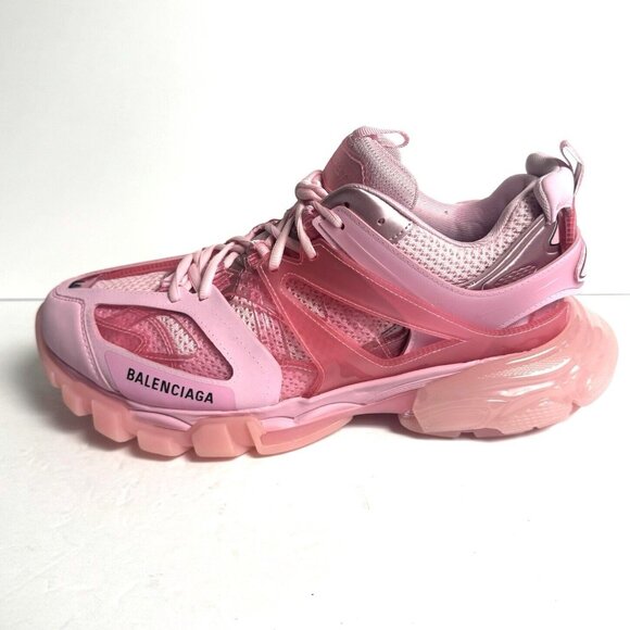 Balenciaga Mens Track Clearsole Sneaker Pink Size US11 M EU44 - Picture 1 of 6